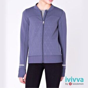 Ivivva Girls Greyvy OuterSpace Track Jacket, Size 14